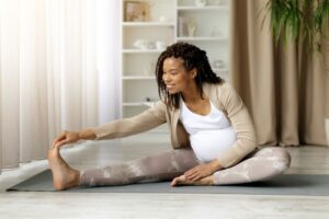 seated hamstring stretch